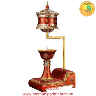 Kinh luân nhạc Om Mani Padme Hum chạy bằng điện và pin
